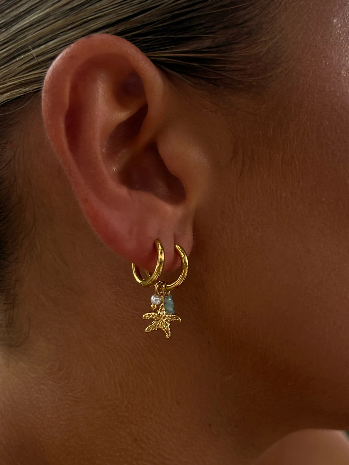Starfish Charm Earring