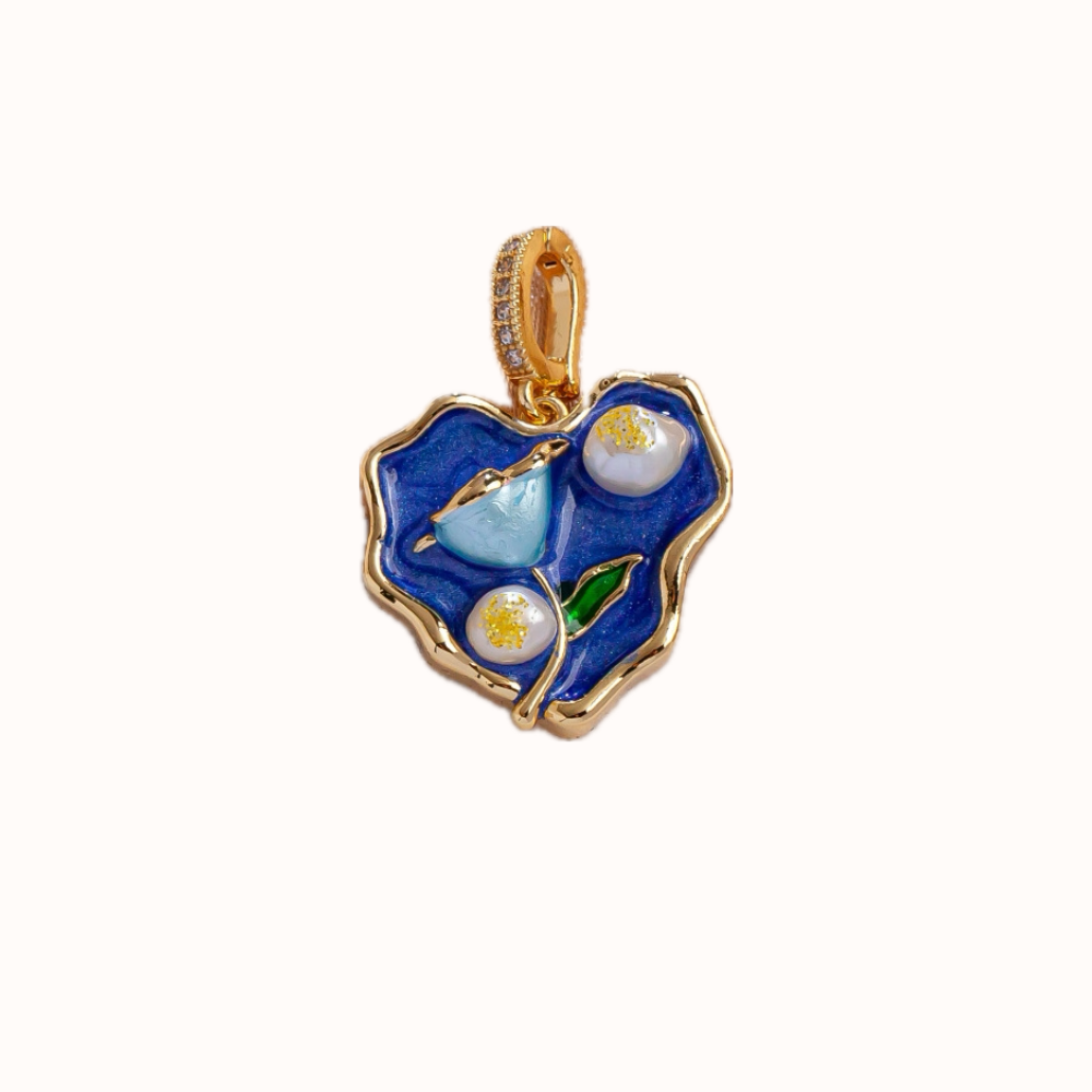 Heart Sea Garden pendant