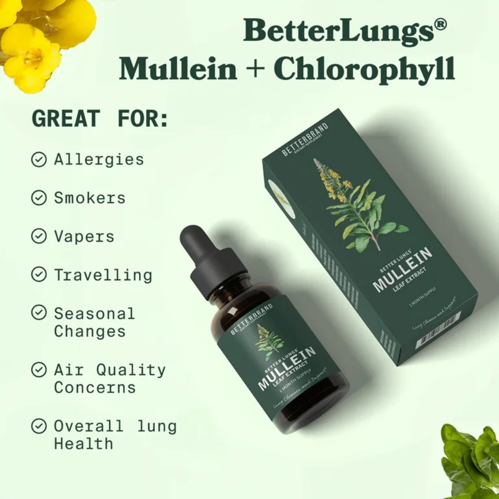 BetterLungs® Mullein + Chlorophyl