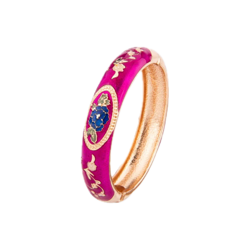 Rosy Whirl Bangle