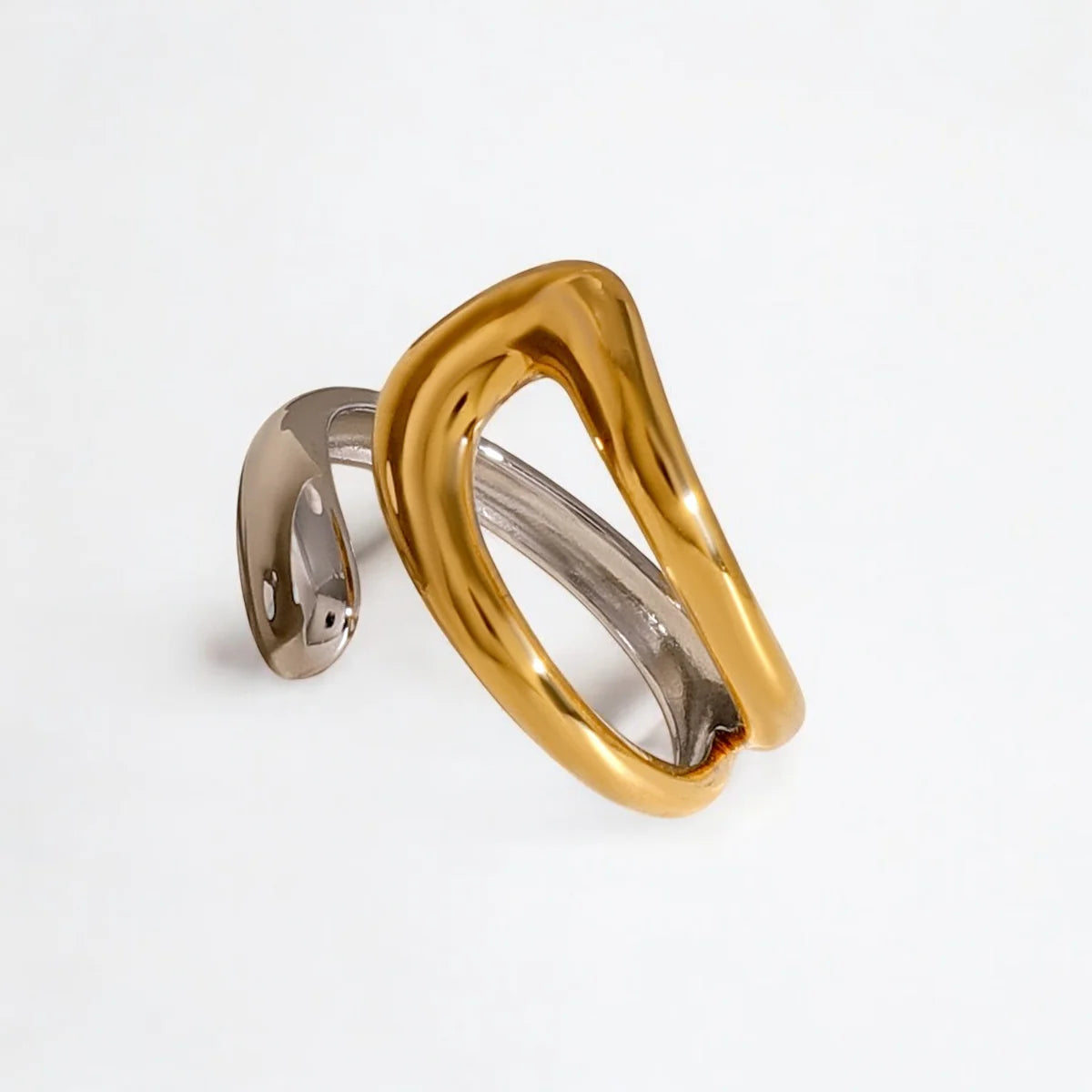 Interwined Bicolor Ring