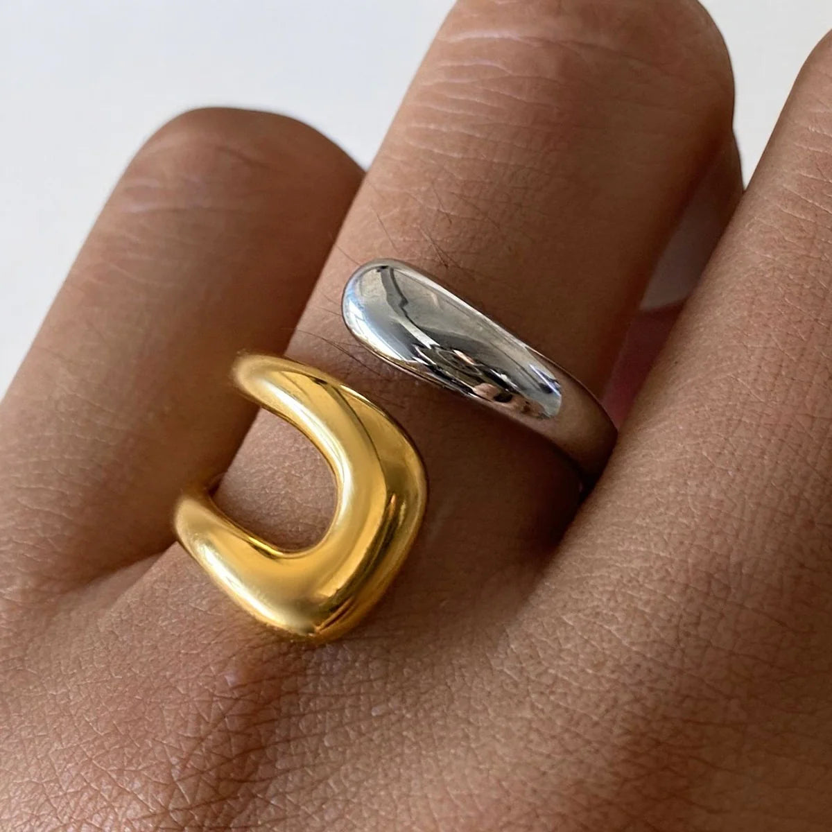 Interwined Bicolor Ring