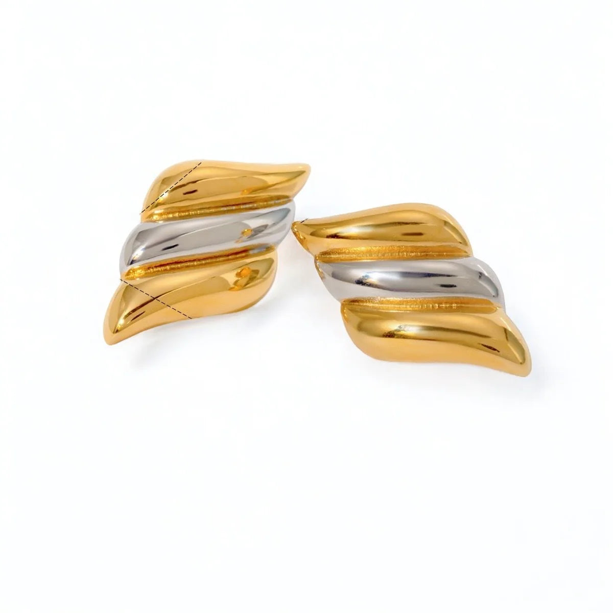 Bold Bicolour Earrings
