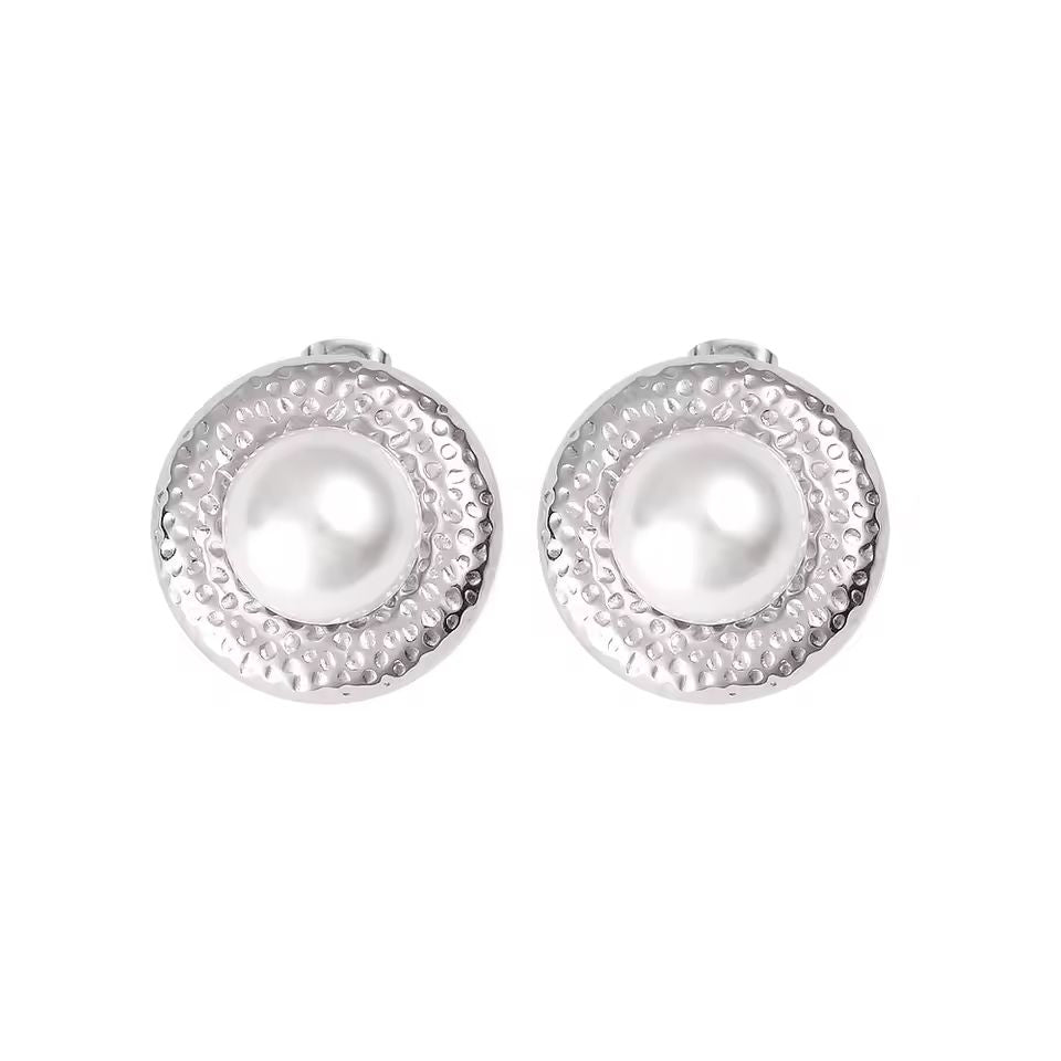 Pearl Circle Earring