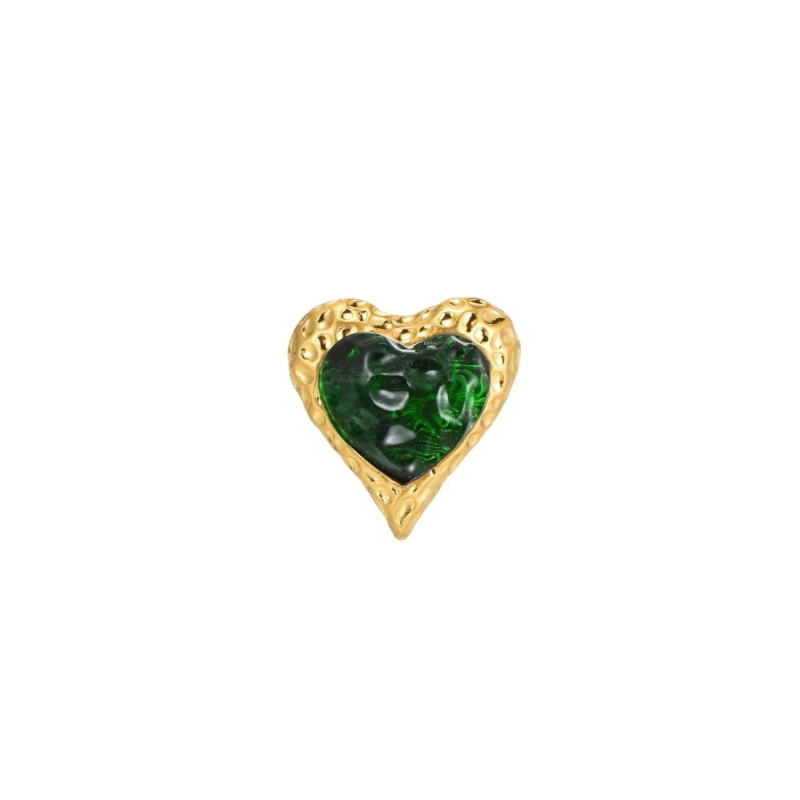 Adam Love In All Shape Green Ring