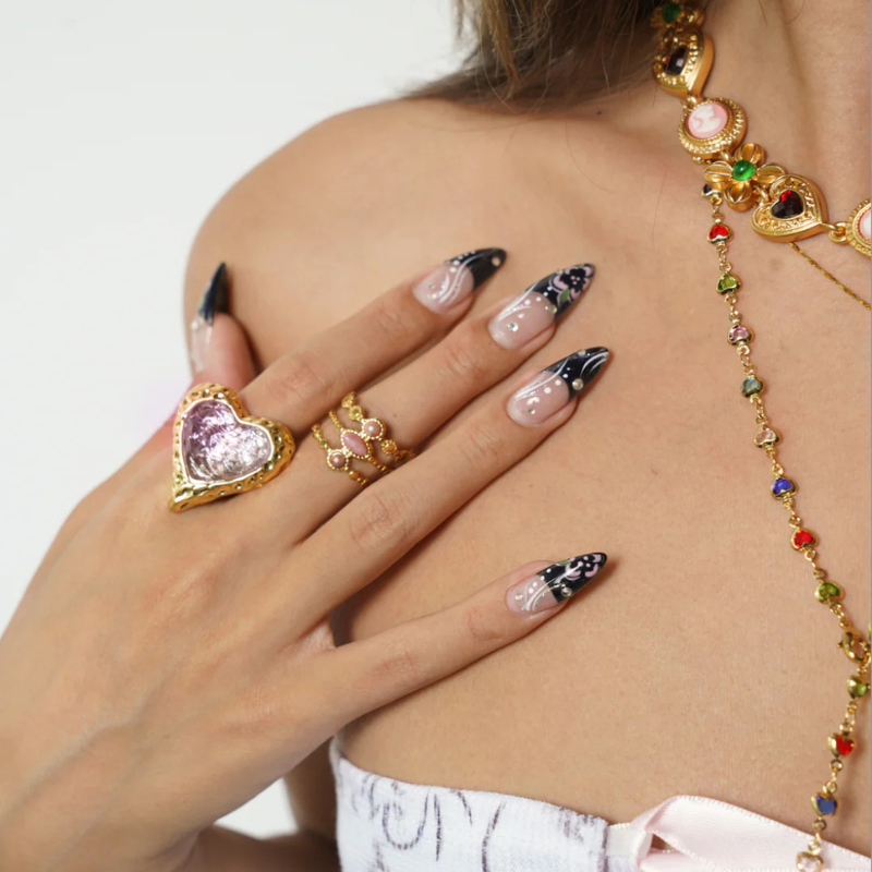 Adam Love In All Shape Pink Ring