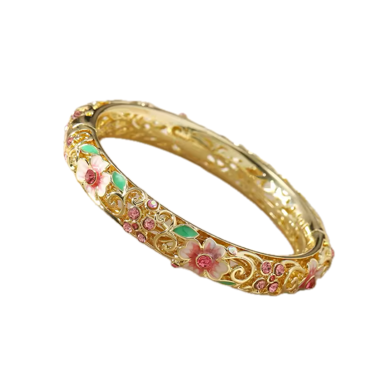 Golden blossom Bangle