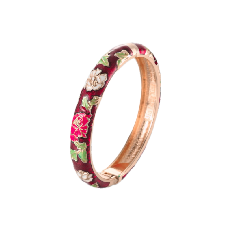 Midnight Gardenia Bangle