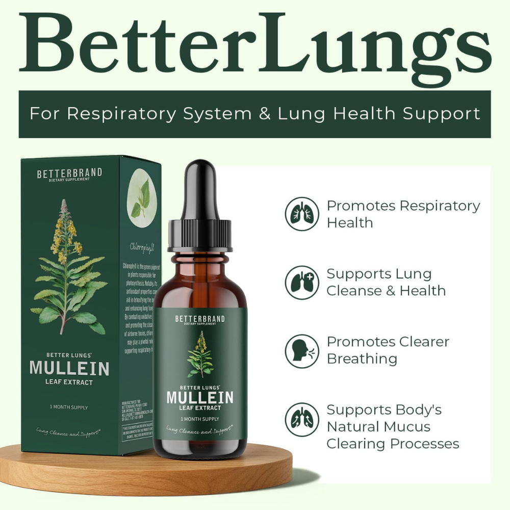 BetterLungs® Mullein + Chlorophyl