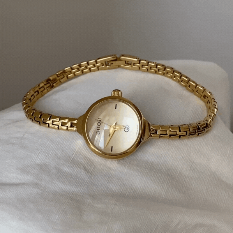 Minimalist Gold Watch