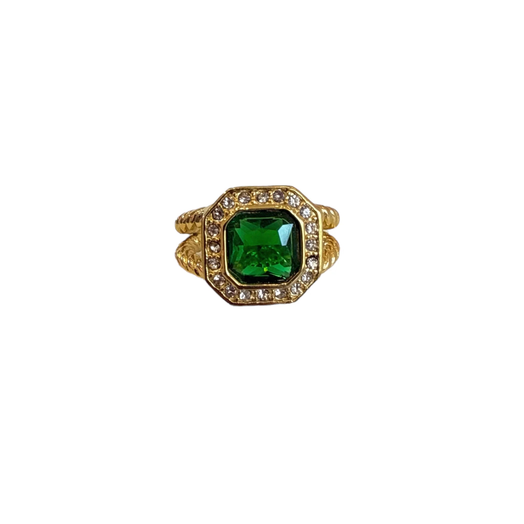 Green Stone Ring