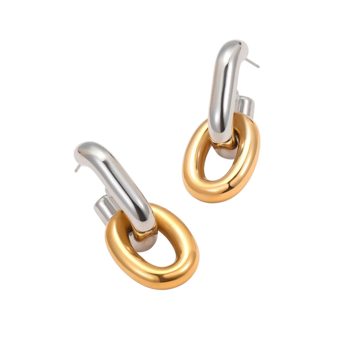 Multipurpose Bold Bicolour Earrings
