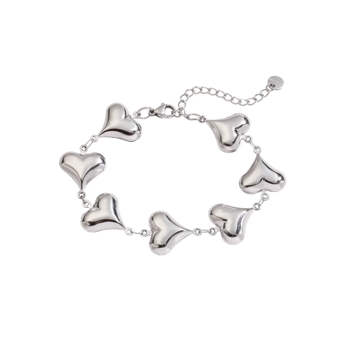 Bracelet "storm of hearts" with rattle