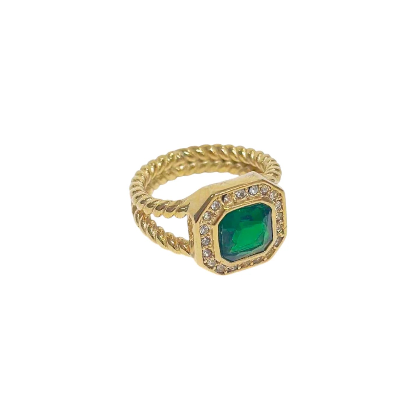 Green Stone Ring