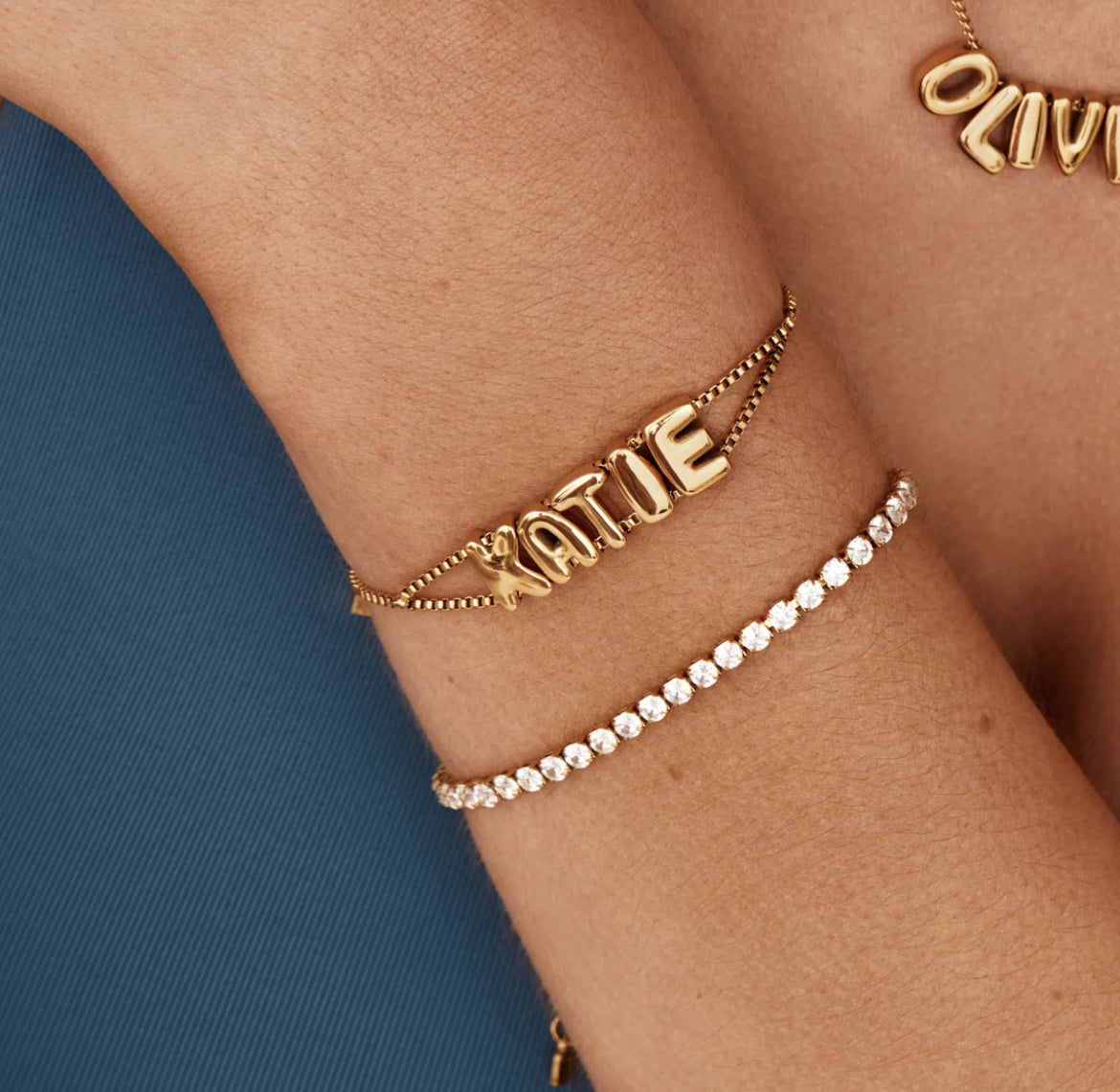 Bubble Name Bracelet