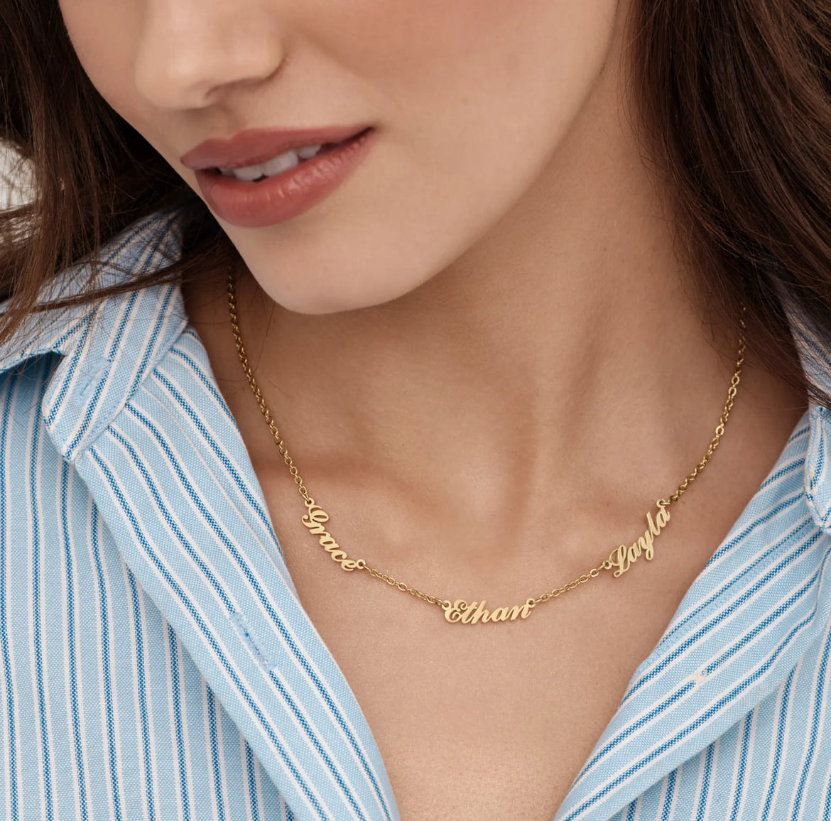 Multiple Name Necklace