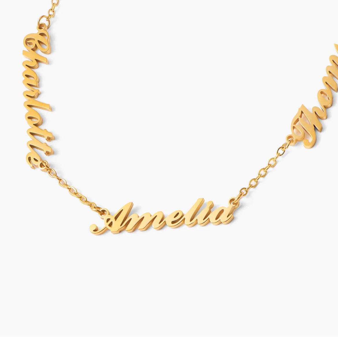 Multiple Name Necklace