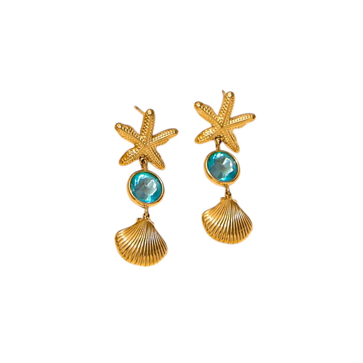 Summer Celestial Gold Earrings