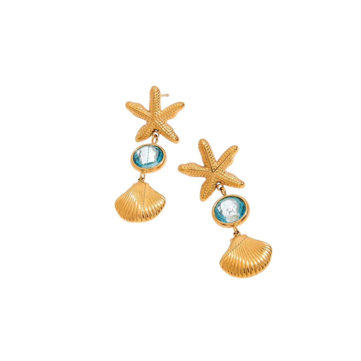 Summer Celestial Gold Earrings